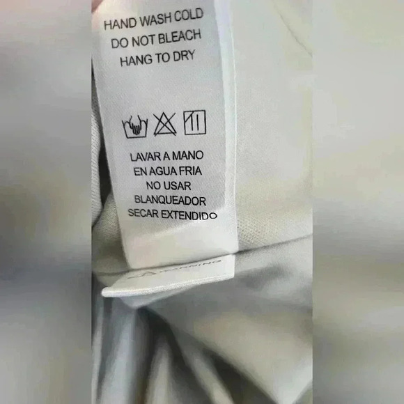 Doe and Rae NWT New Light Gray Tiered Midi Dress Womens Size Small - Picture 10 of 13